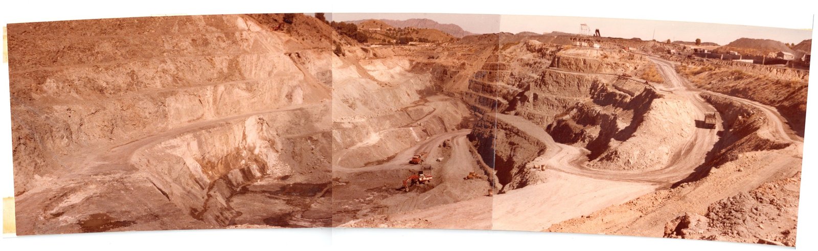 Historic Mina María open pit